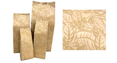 Plantation Patterned Gusseted Bags